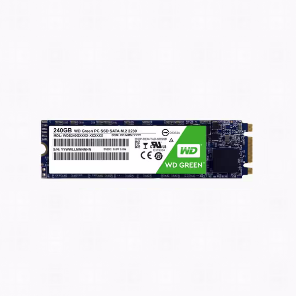 اس اس دی M.2 وسترن دیجیتال مدل GREEN  ظرفیت 120 گیگابایت